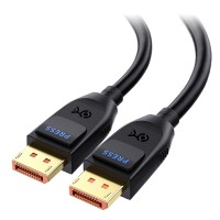 Cable Matters DisplayPort 2.1 Cable – 6.6ft, 80Gbps (VESA Certified)